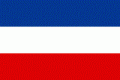 Flagge Jugoslawien